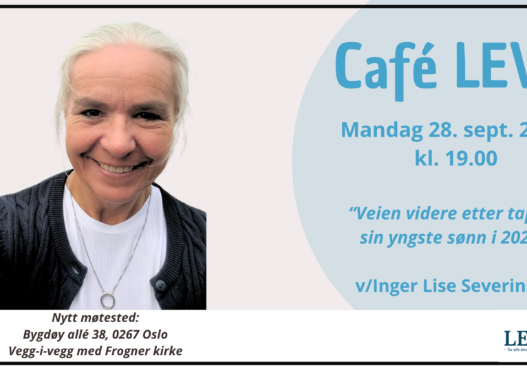 Café LEVE Oslo - 28. sept 2026 - LEVE Oslo